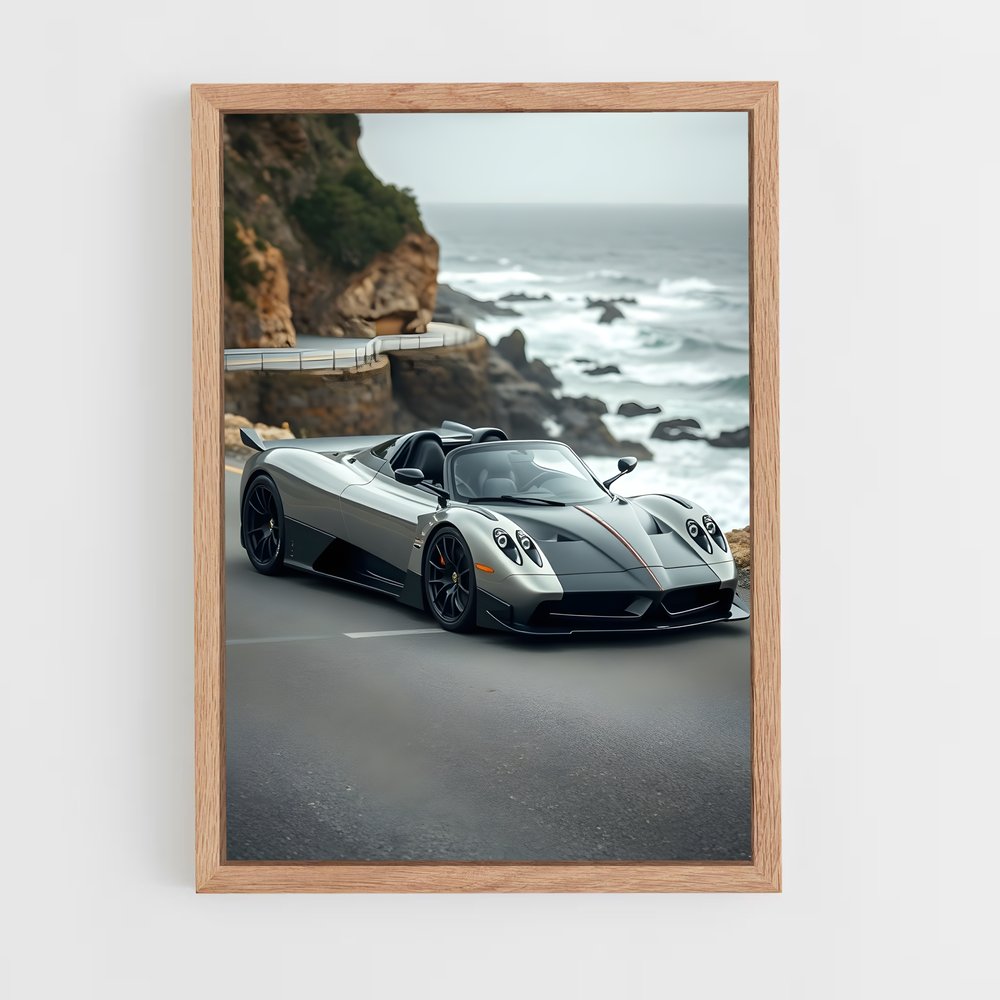 Poster Zonda Rush – affiche Pagani (vue 4)